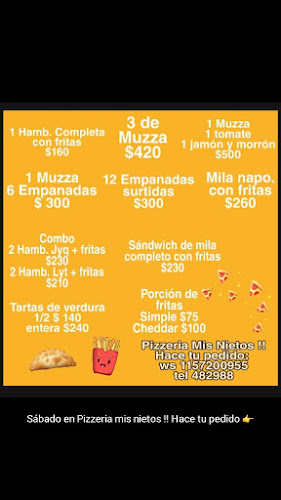 Opinii despre Pizzeria Mis Nietos în Virrey del Pino - Gastronomía y hostelería