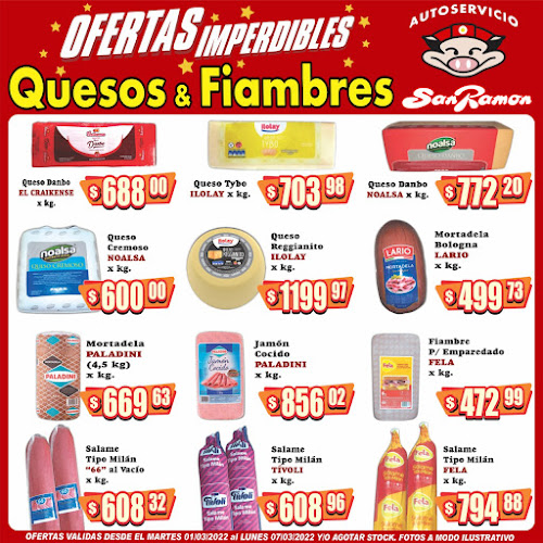 Opinii despre Autoservicio San Ramon Sucursal Banda del Rio Sali în Banda del Río Salí - Gastronomía y hostelería