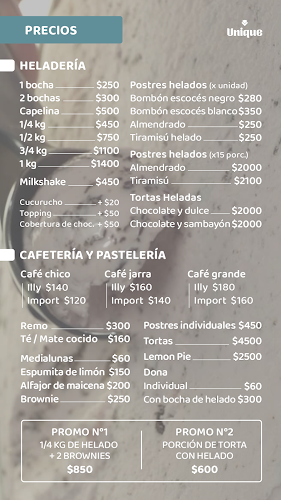 Unique Helados Bistró