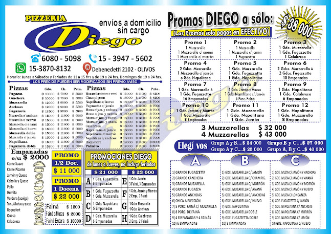 Pizzería Diego olivos