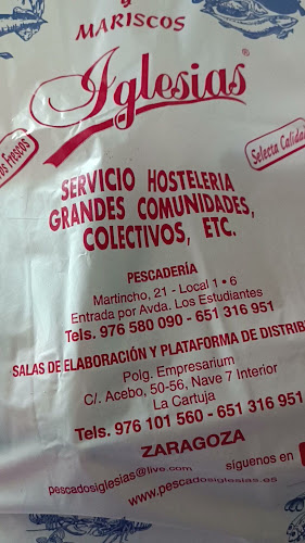 Pescados Iglesias - Pescadería Zaragoza