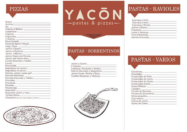 Yacon Pastas y Pizzas