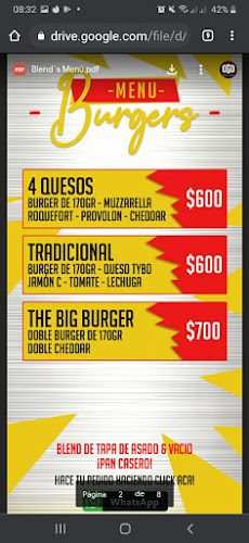 BLEND's burgers & pizzas