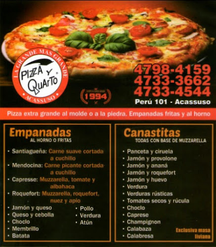 Pizza y Quarto - Gastronomía y hostelería