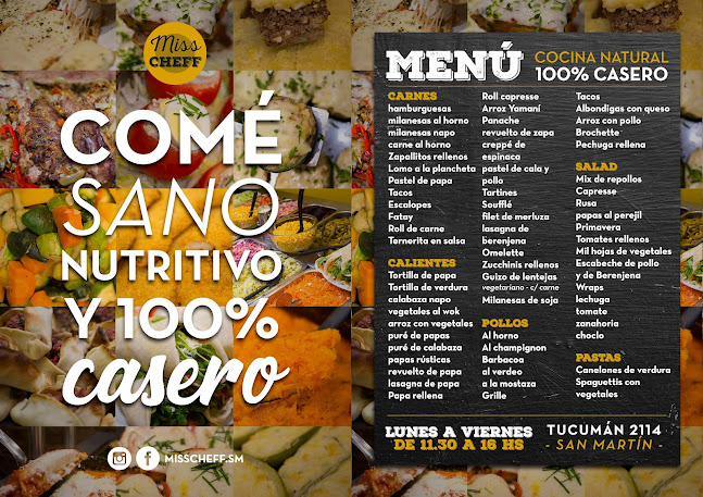 Miss Cheff - Comida Por Peso