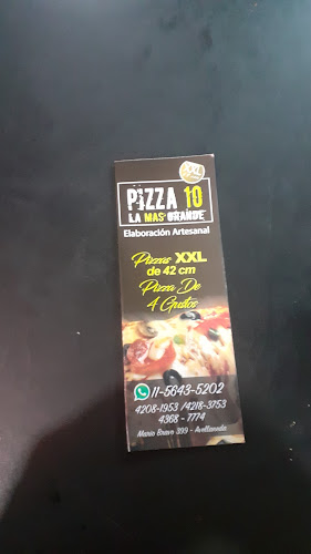 Pizza 10 la mas grande - Piñeyro