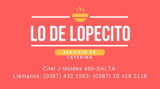 LO DE LOPECITO SERVICIO DE CATERING