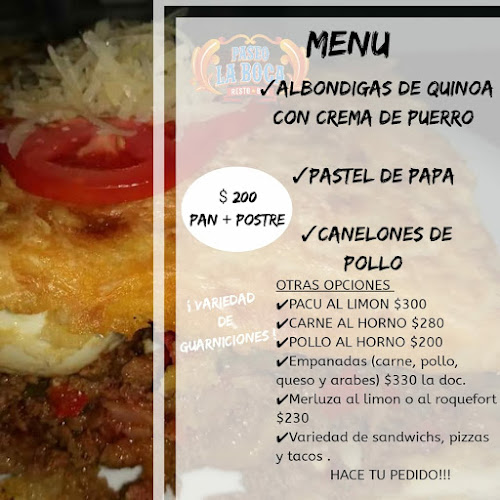 Comentarii opinii despre PASEO LA BOCA RESTO BAR SANDWICH