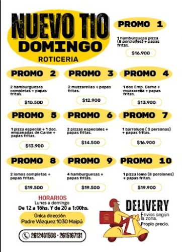 Opinii despre TIO DOMINGO Sandwich în Maipú - Gastronomía y hostelería