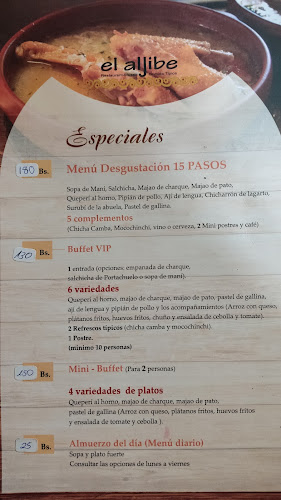 El Aljibe Comida Típica - Gastronomía y hostelería