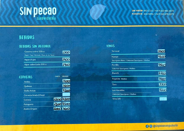 Opinii despre Sin Pecao în San Martín - Gastronomía y hostelería