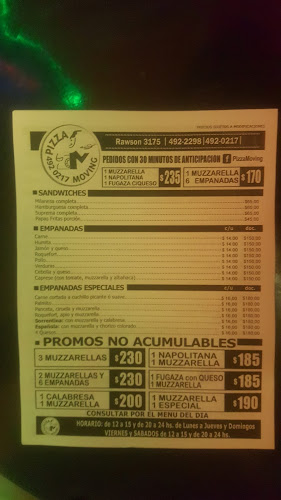 Opinii despre Pizza Moving în Mar del Plata - Gastronomía y hostelería