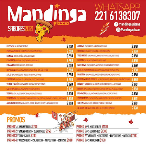Mandinga pizzas ( cambio de firma!!! Probá las nuevas variedades!!!!!!
