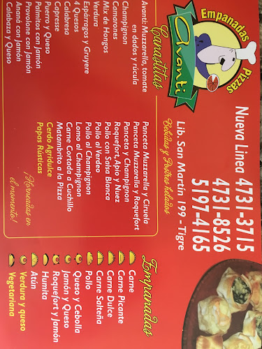 Avanti Tigre Pizza a la Piedra y Empanadas