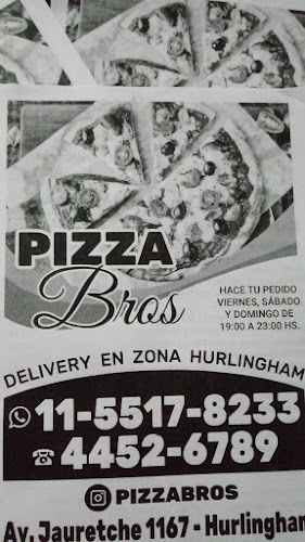 Opinii despre Pizza bros în Hurlingham - Gastronomía y hostelería