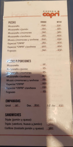 Pizzería Capri Godoy Cruz - Godoy Cruz