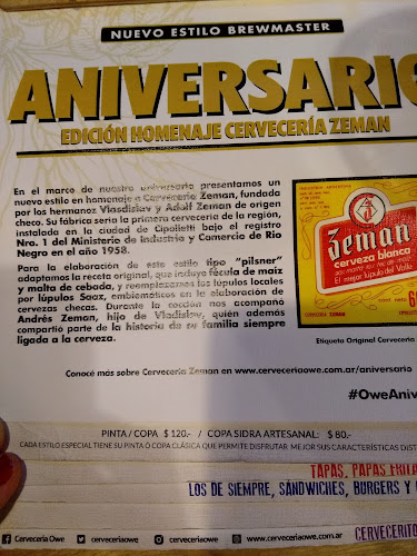 Cerveceria Owe - Gastronomía y hostelería