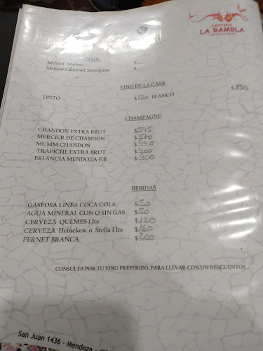 Opinii despre Cantina "La Rambla" în ciudad - Gastronomía y hostelería