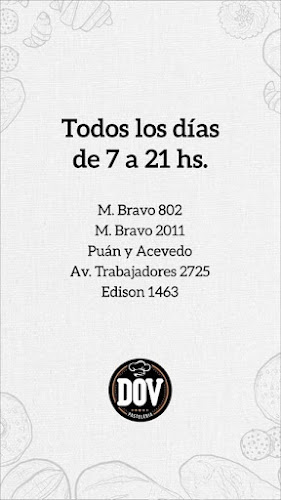 Opinii despre DOV Pasteleria - Puán y Acevedo în Mar del Plata - Gastronomía y hostelería