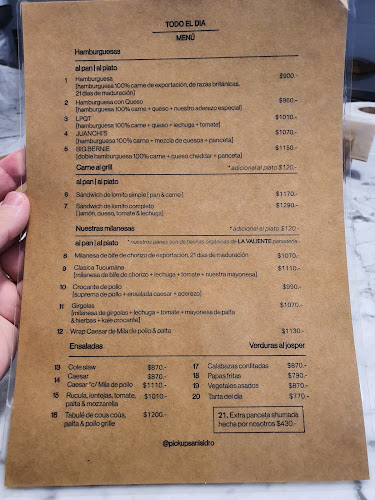 Opinii despre pick up. | P__MILAS & CARNES în San Isidro - Gastronomía y hostelería