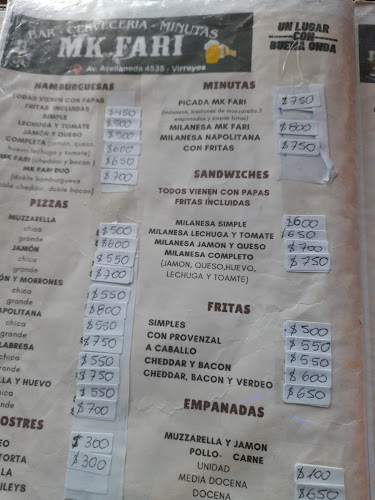 Cervecería MK FARI - Gastronomía y hostelería