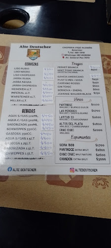 Comentarii opinii despre Alte Deutscher Santa Fe (Choperia Viejo Alemán)