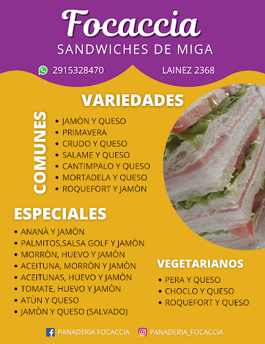 PANADERIA FOCACCIA