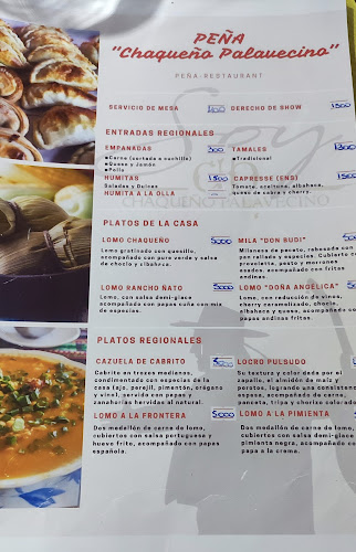 Comentarii opinii despre PEÑA RESTAURANTE "CHAQUEÑO PALAVECINO"