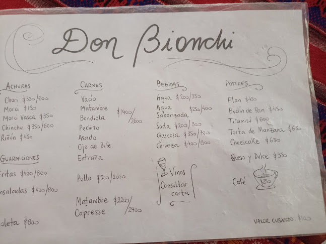 Opinii despre Parrilla Don Bianchi în Pilar - Gastronomía y hostelería