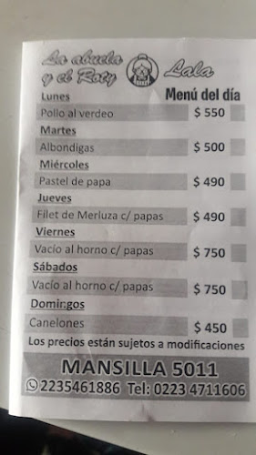 Opinii despre Rotisería La abuela lala în Mar del Plata - Gastronomía y hostelería