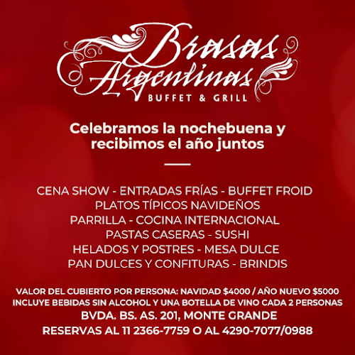 Brasas Argentinas Monte Grande PERMANECE CERRADO POR REFORMAS