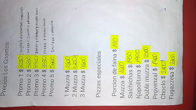 Pizzeria "LOS GNOMOS" - Gastronomía y hostelería