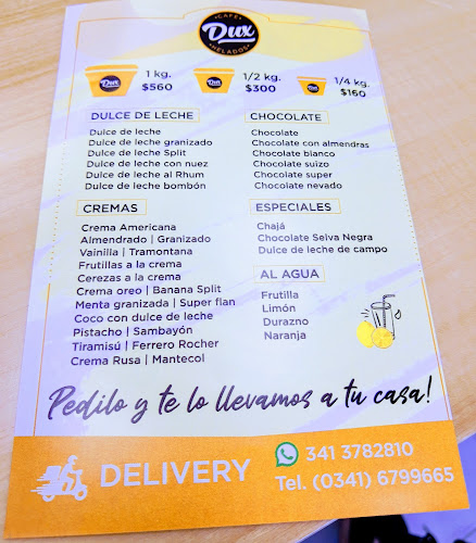 Dux Helados - Gastronomía y hostelería