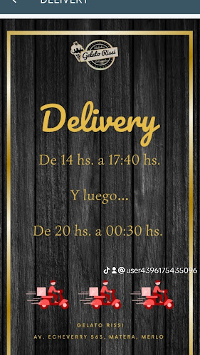 Opinii despre Heladeria artesanal Gelato Rissi în 565Merlo - Gastronomía y hostelería