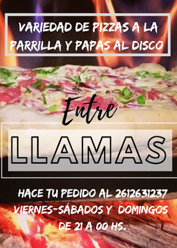 Entre llamas Pizzas a la Parrilla