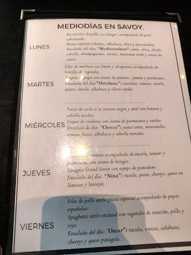 Opinii despre Savoy Grand Café în Rosario - Gastronomía y hostelería