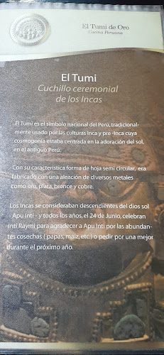 El Tumi de Oro Restaurante