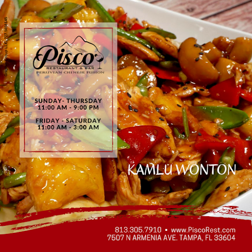 Opinii despre Pisco Restaurant and Bar în Tampa - Gastronomía y hostelería