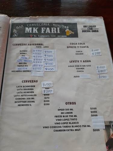 Opinii despre Cervecería MK FARI în Virreyes - Gastronomía y hostelería