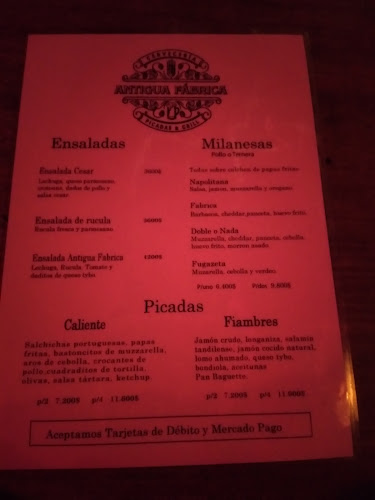 ANTIGUA FABRICA BAR - Gastronomía y hostelería