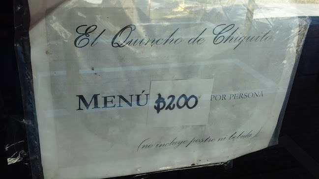 El Quincho de Chiquito - Gastronomía y hostelería