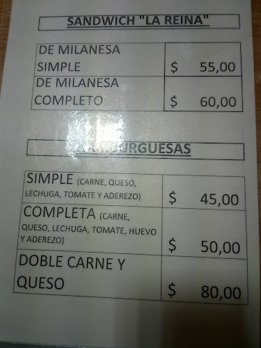 Opinii despre LA REINA SANDWICHES Y HAMBURGUESAS în Oberá - Gastronomía y hostelería
