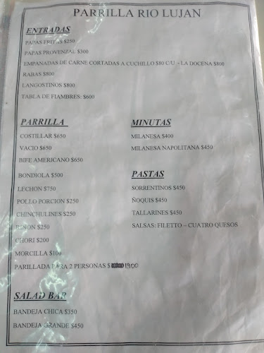 Parrilla Ruta 4- LO DE CANO