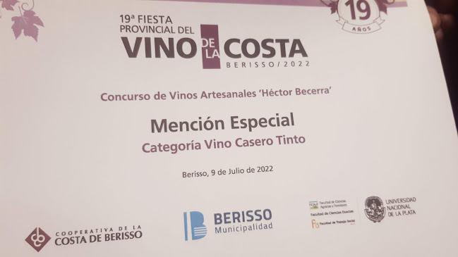 Fiesta del vino de la costa de Berisso