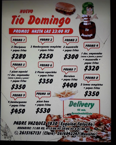 TIO DOMINGO Sandwich - Gastronomía y hostelería