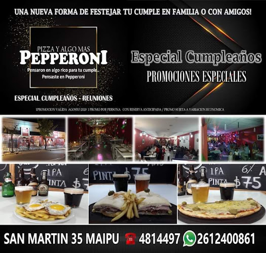 PEPPERONI PIZZA Y ALGO MAS - Maipú