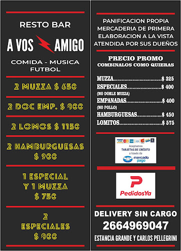 Opinii despre Resto bar A VOS AMIGO în San Luis - Gastronomía y hostelería