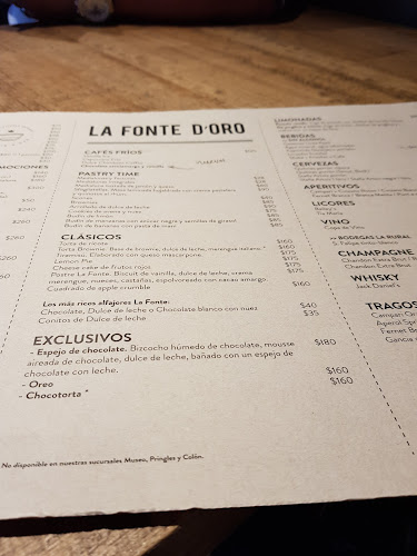 Comentarii opinii despre La Fonte D'Oro | Sucursal Av. Colón (Mar del Plata)