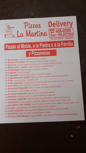 Opinii despre Pizzas La Martina în Rosario - Gastronomía y hostelería