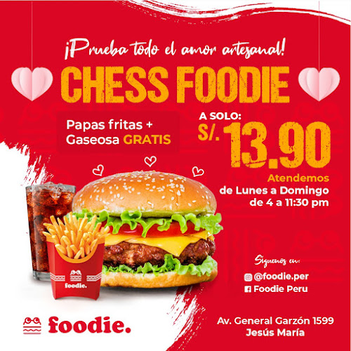 Opinii despre Foodie Hamburgueseria în Jesús María - Gastronomía y hostelería